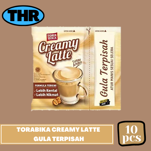 

Torabika Creamy Latte Gula Terpisah 1 Renceng isi 10pcs