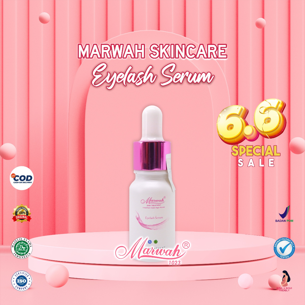 Marwah Skincare Eyelash Serum | Serum Perawatan Bulu Mata