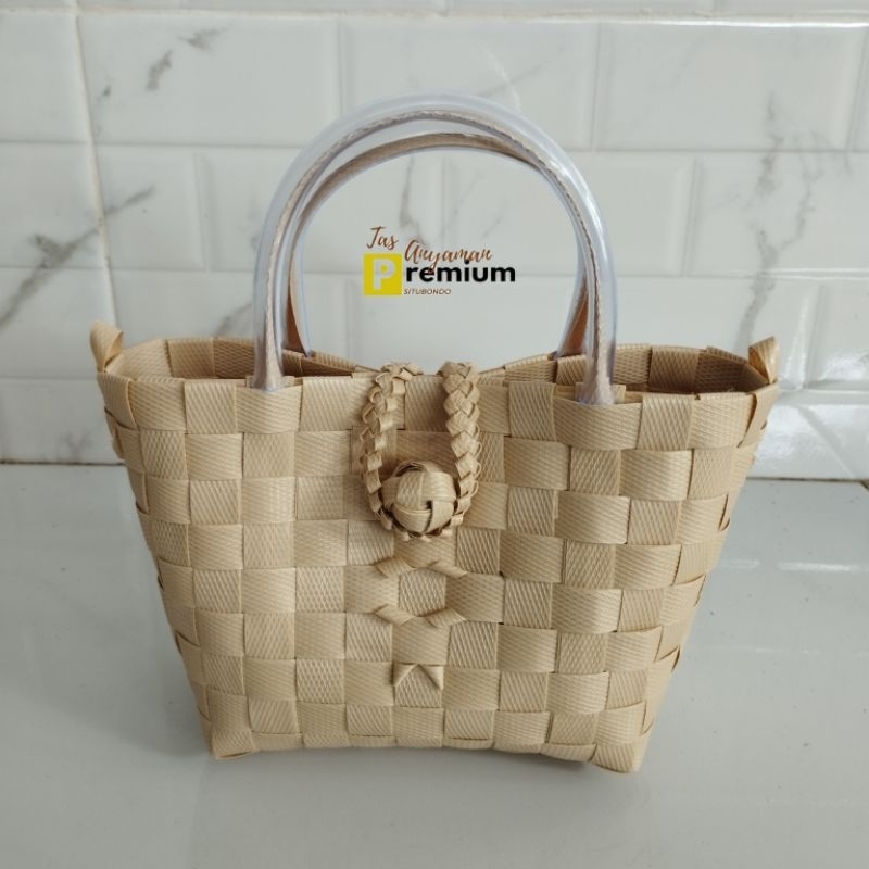 (MiNi polos part 2) 14x8x14 Tas Anyaman Souvenir Premium Situbondo