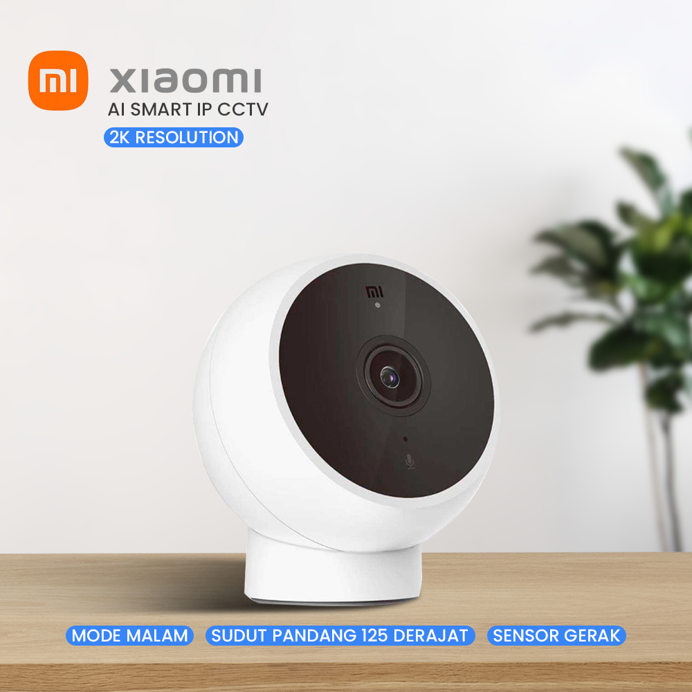 KAMERA CCTV MIJIA AI SMART IP CAMERA CCTV 2K MJSXJ03HL PUTIH