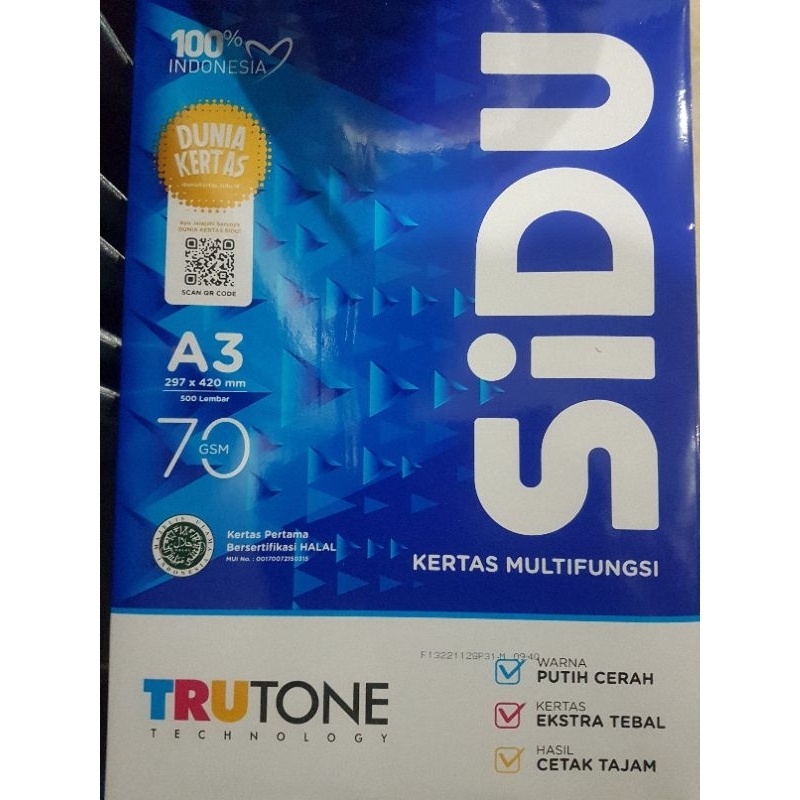

SiDU A3 1 rim (500 lembar)