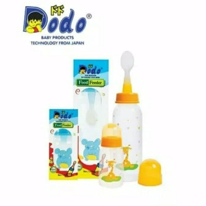 Dodo Food Feeder / Botol Sendok Bayi 140ml / 260ml ( Warna Random )