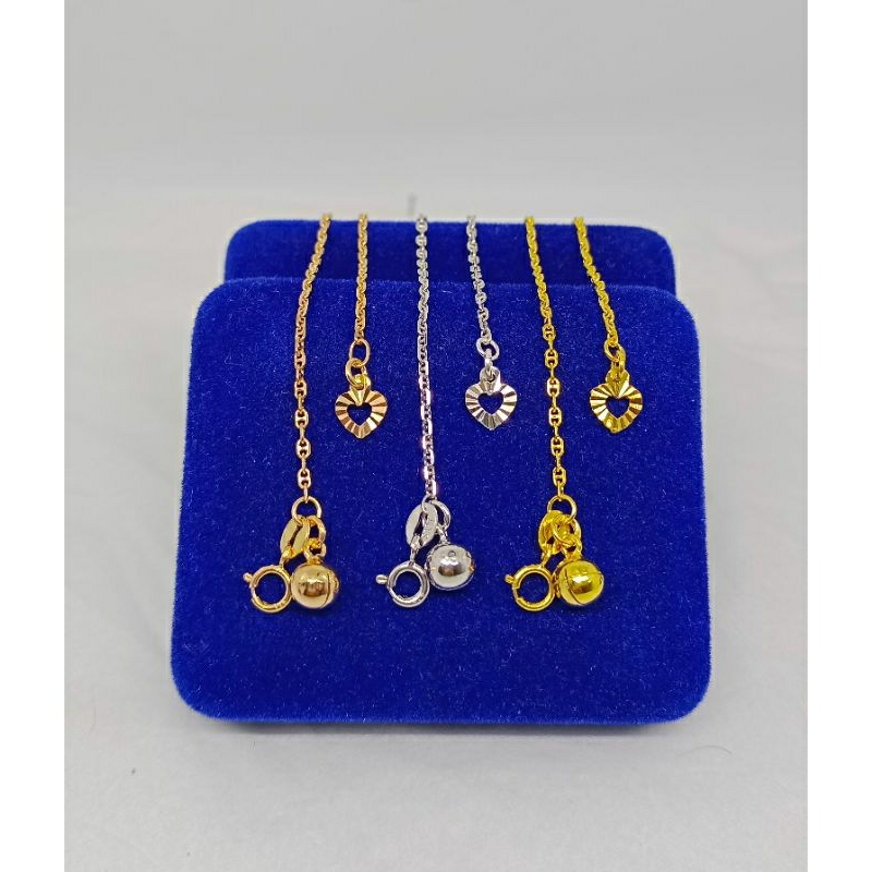 gelang tangan anak rantai carti*r+1bel+1love ukir/perak asli silver 925 lapis emas/perhiasan fashion terbaru