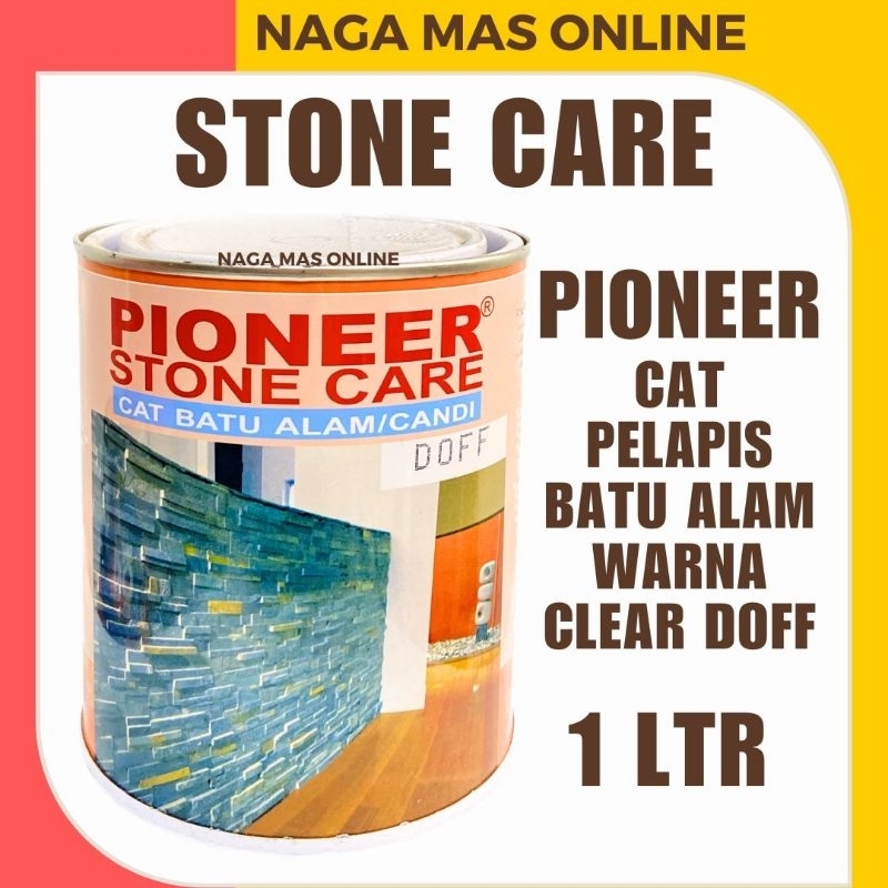PIONEER CAT BATU ALAM 1 KG WARNA DOFF  / CAT CANDI / CAT PIONEER STONE CARE / CAT PELAPIS BATU ALAM