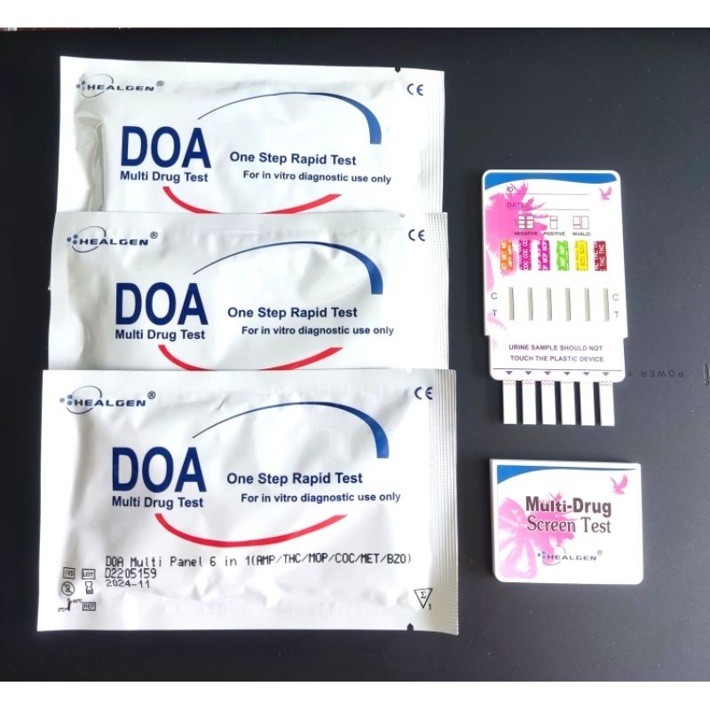 Tes Narkoba 6 paramater | Healgen Drug tes | Drug tes 6 Parameter | Multi 6 parameter