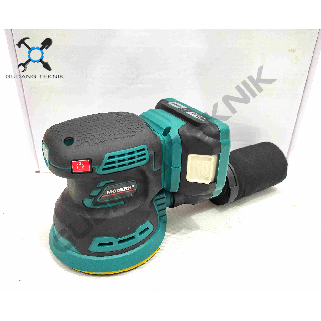 Mesin Amplas Bulat CORDLESS M50 MODERN / Mesin Amplas Sander Palm Sander BATERAY BATTERY M50 MODERN