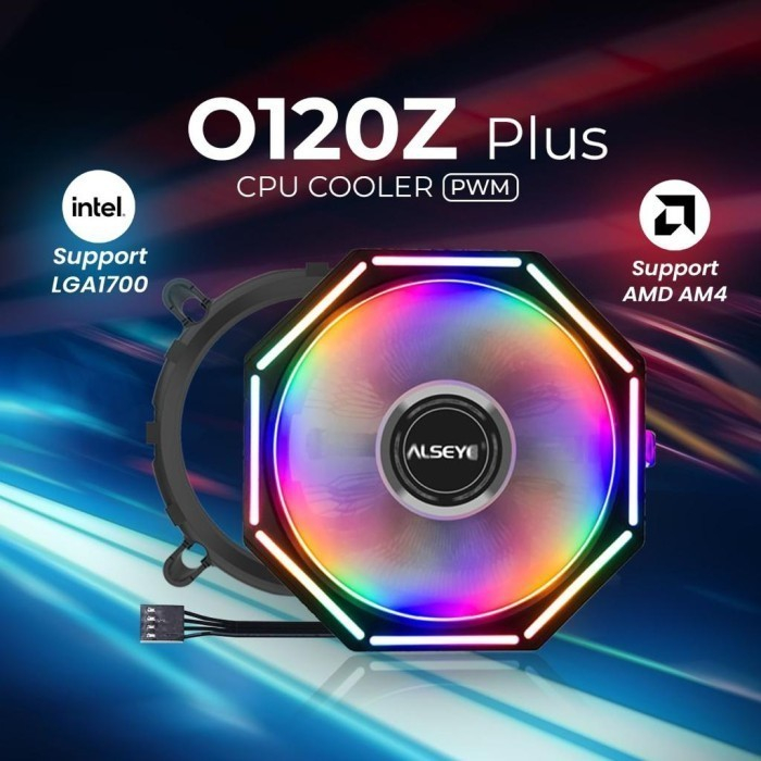 O120Z Plus Alseye Fan Processor Intel dan AMD RGB Gaming