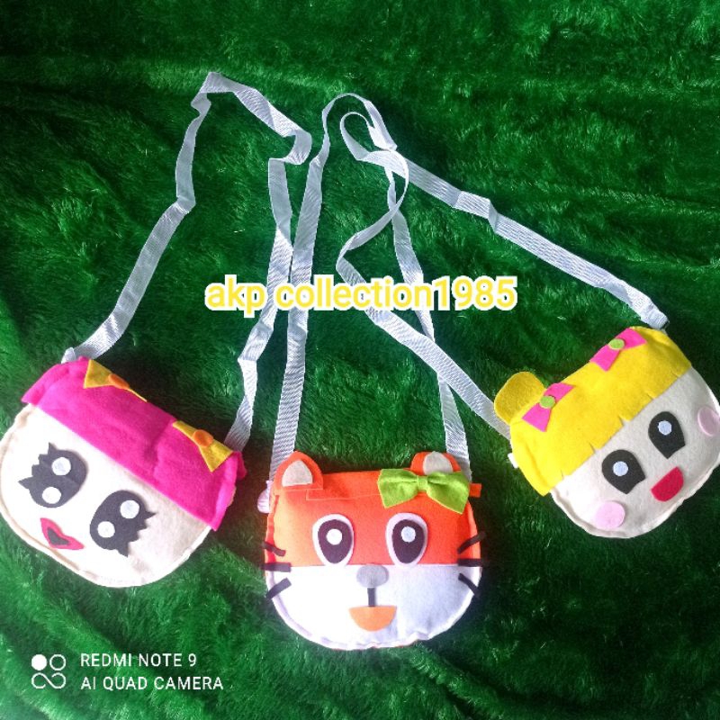 tas selempang anak perempuan karakter lucu