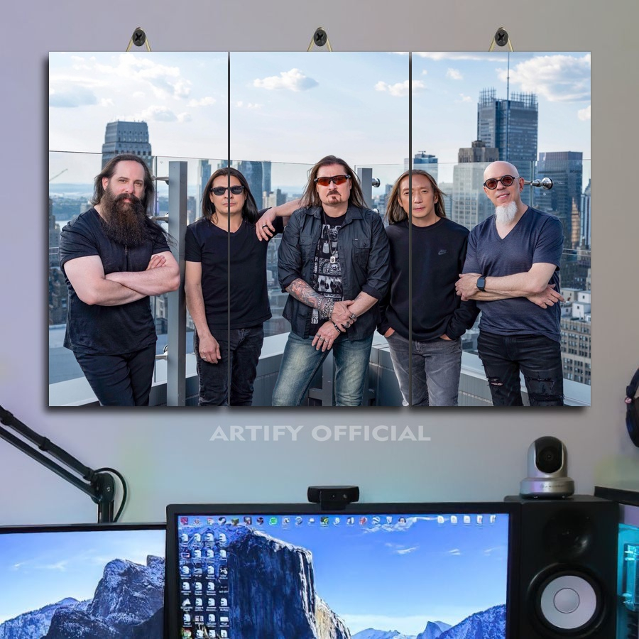 HIASAN DINDING JUMBO BAND DREAM THEATER WALLPAPER 45X30 MULTIPANEL / ARTIFY OFFICIAL/ HIASAN RUANG J