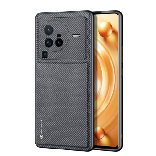 Unik VIVO X80 5G / VIVO X80 PRO 5G DUX DUCIS FINO SERIES NYLON SOFT CASING - BLACK VIVO X80 PRO Limi