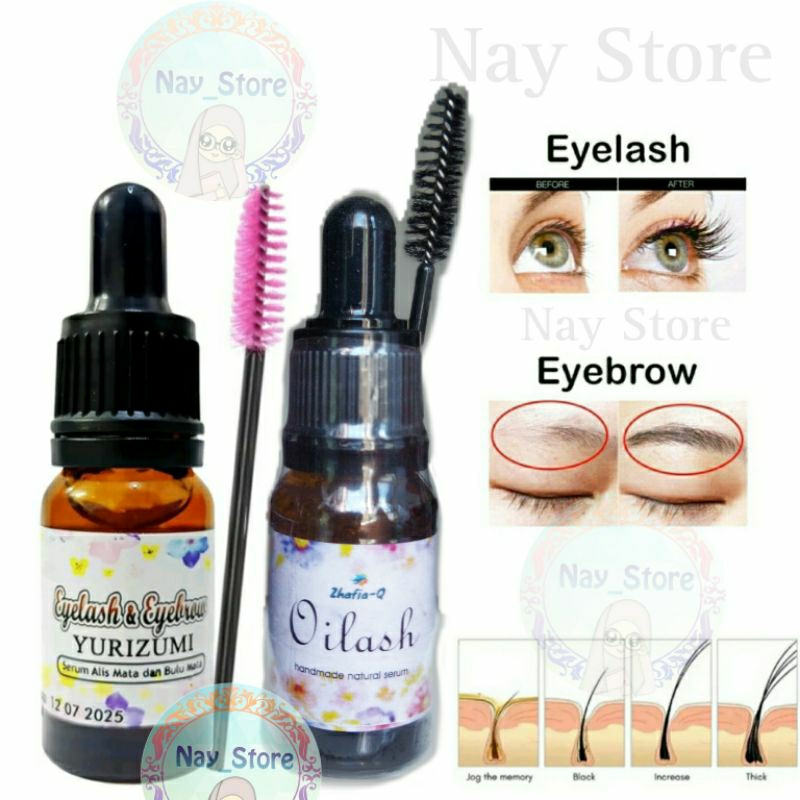 SERUM  PENUMBUH BULU MATA | SERUM PENEBAL ALIS | FREE SISIR MASKARA |