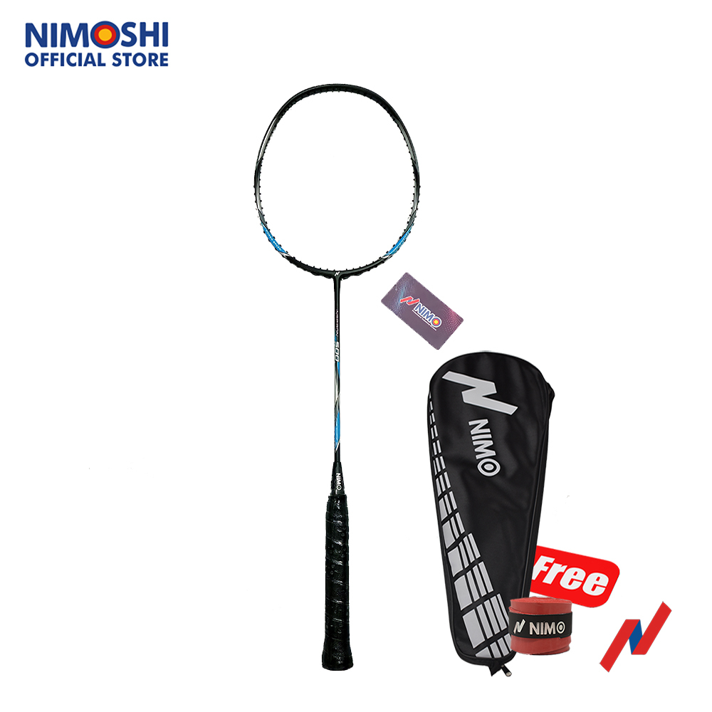 NIMO Raket Badminton INSPIRON 500 + Gratis Tas &amp; Grip Wave Pattern