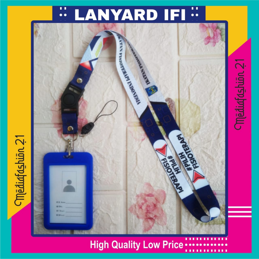 

Lanyard Tali Gantungan ID Card IKATAN FISIOTERAPI INDONESIA Free Strap Gantungan HP/Flashdisk
