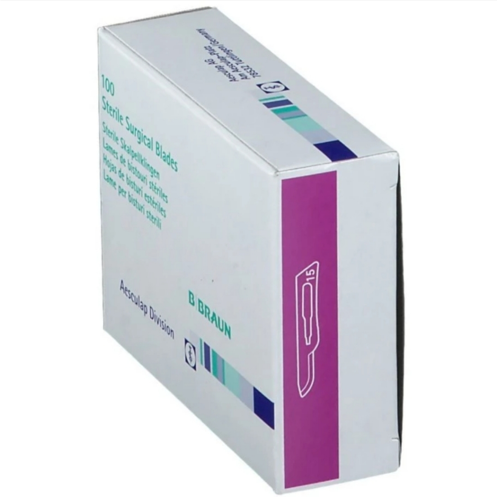 Bisturi Aesculap B-Braun No.15 Eceran/Satuan - Pisau bedah Operasi Satuan