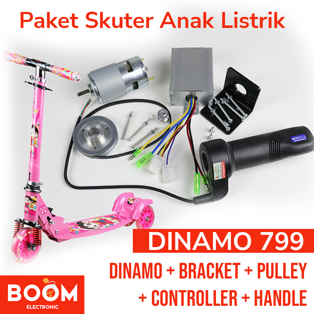 PAKET!! Dinamo Motor 799 Skuter Listrik / Kit Konversi Skuter (7318)