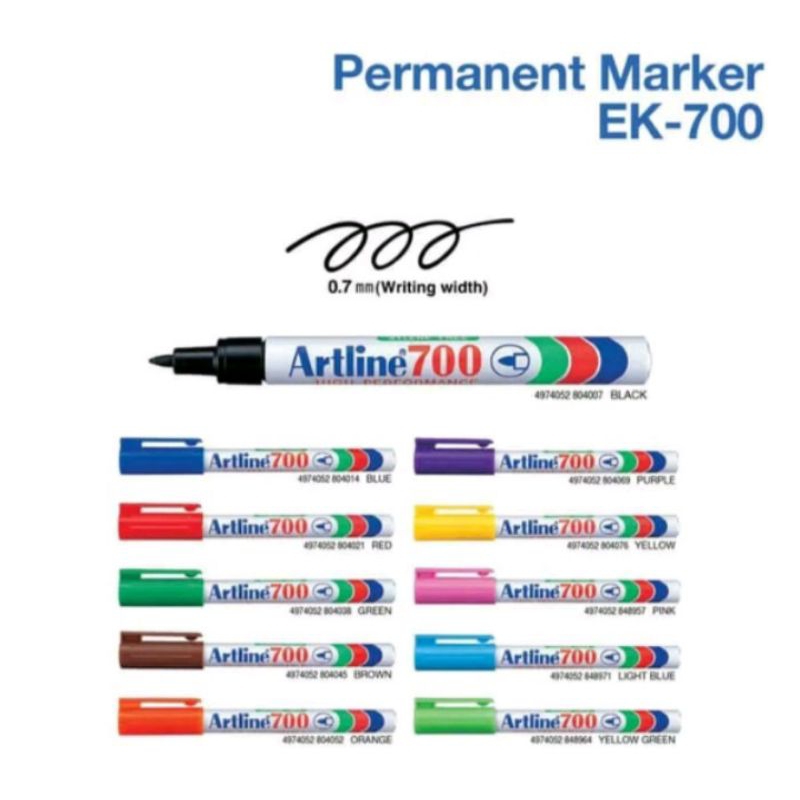 

Spidol Permanent Marker Artline EK-700