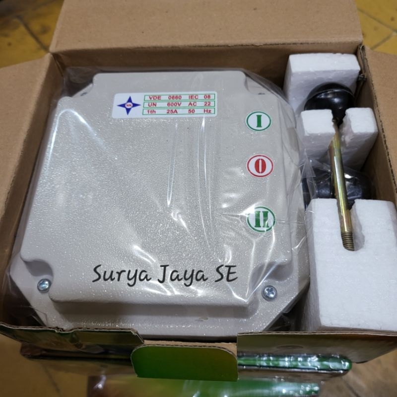 Ohm Saklar GZ Cam Starter Handle Model Pisau 25A Merk NK