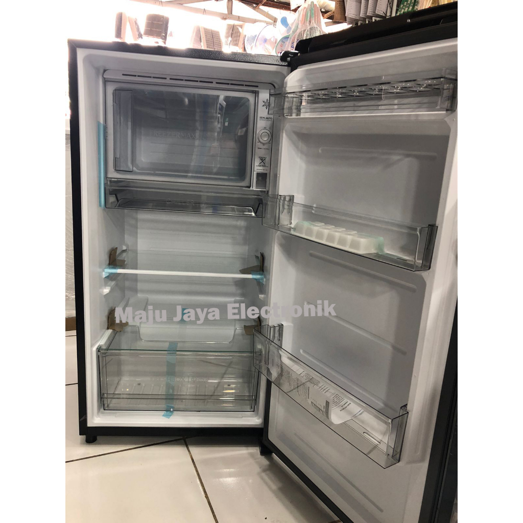 Kulkas 1 Pintu AQUA AQR D185 MSG/MSB 145 Liter Big Freezer 50 Watt