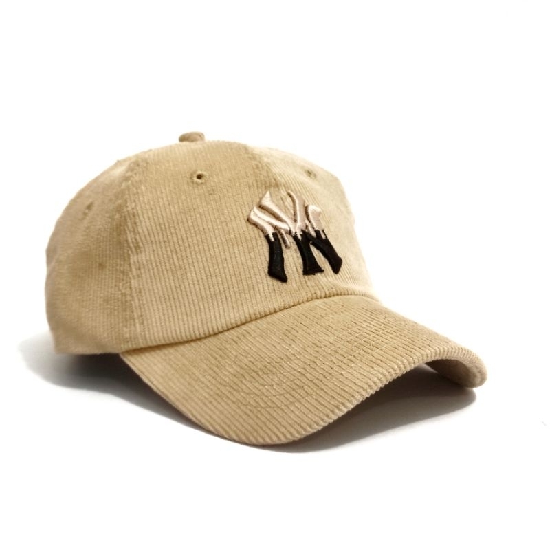 TOPI PRIA BASEBALL NY CORDUROY POLOCAP NEW YORK CREAM