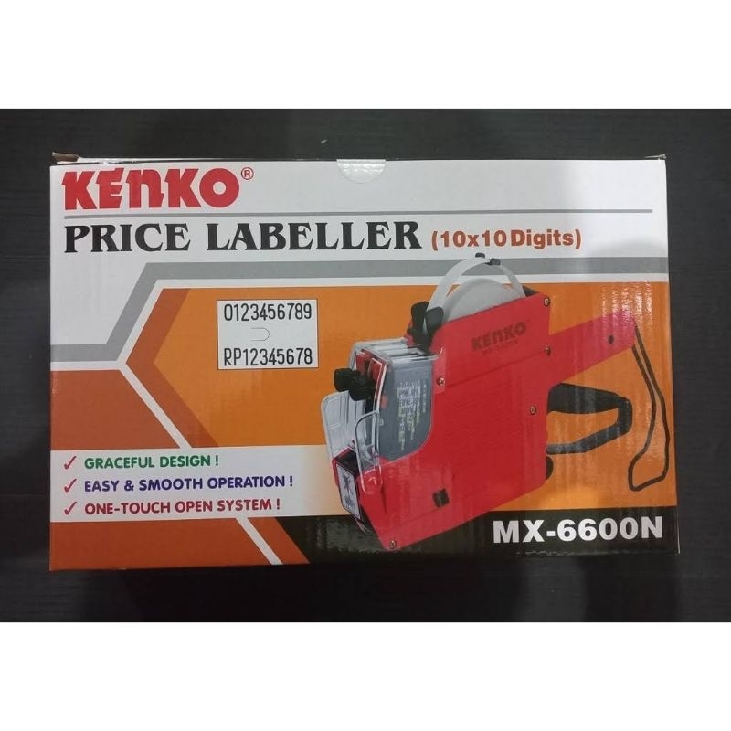 

PRICE LABELLER KENKO MX-6600N / LABEL HARGA 10 X 10 DIGITS 2 BARIS