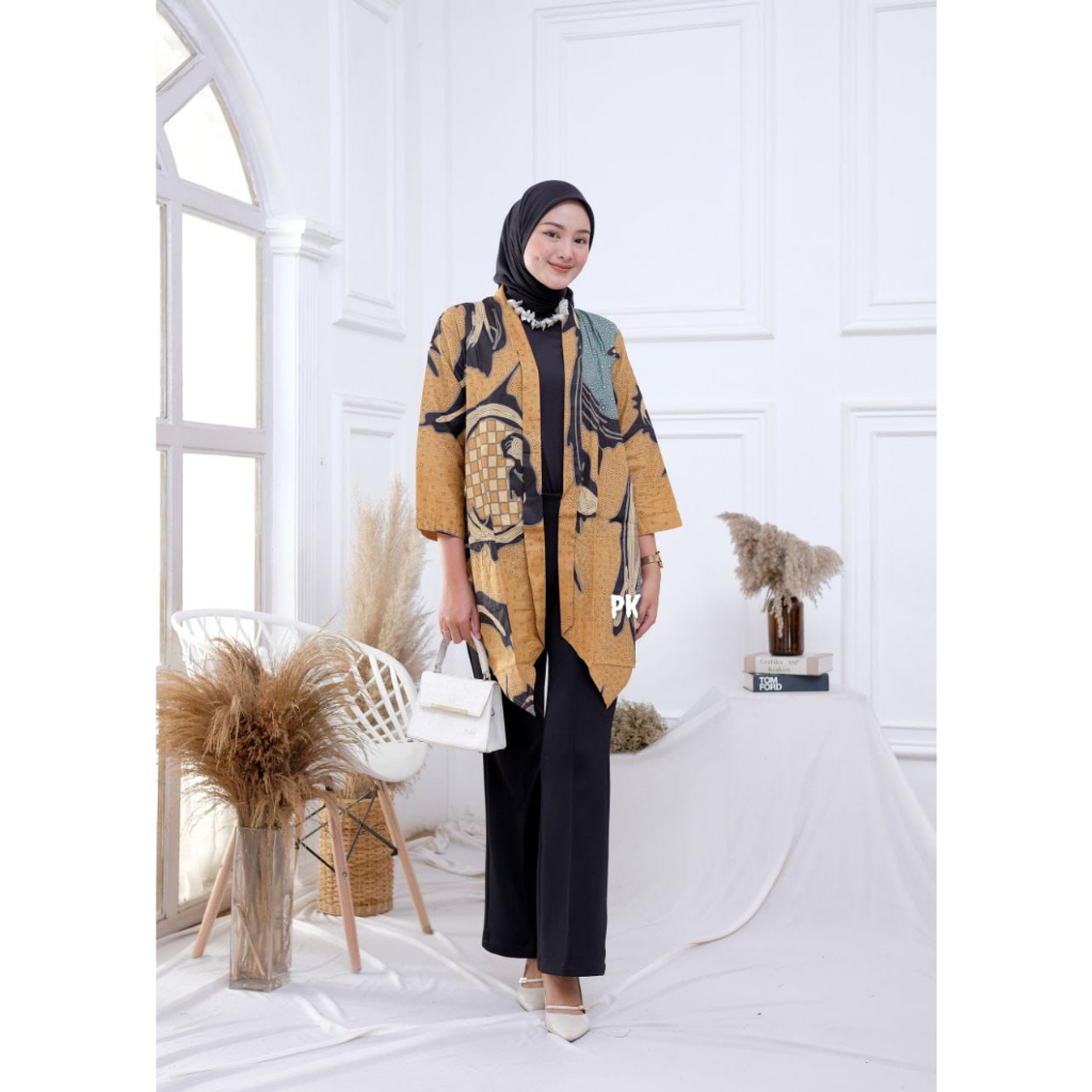 OUTER JUMBO ABSTRAK VEST  BATIK CANTIK CARDIGAN SERAGAM KANTOR PESTA KONDANGAN NIKAHAN PESTA BIG SIZE PLUS JUMBO XXXXL  HANDMADE CARDI BATIK MOTIF PLUS BIG SIZE ETHNIC TRADISIONAL MOTIF BATIK LD 120 XXXXXXL PLUS  JAWA