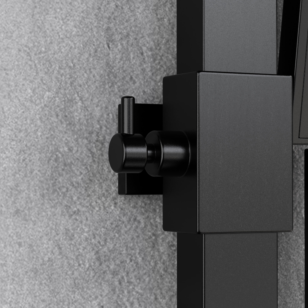 KERROGEE Shower Tiang Column Kotak Panas-Dingin/3 Dalam 1 Shower Kamar Mandi  Set Dengan Faucet / Set pancuran kuningan lengkap
