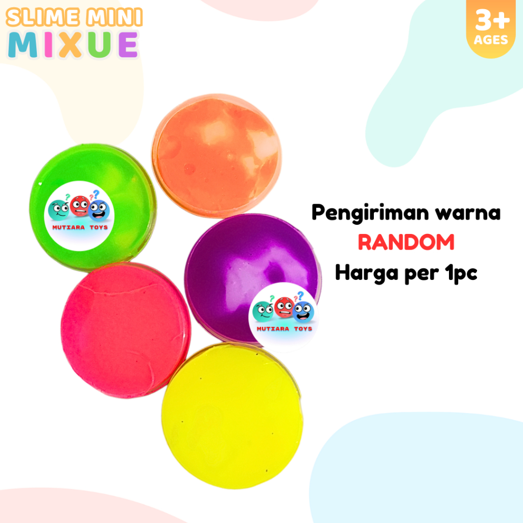 MWN Mainan Anak Slime 2 warna Mixuee - 1pc