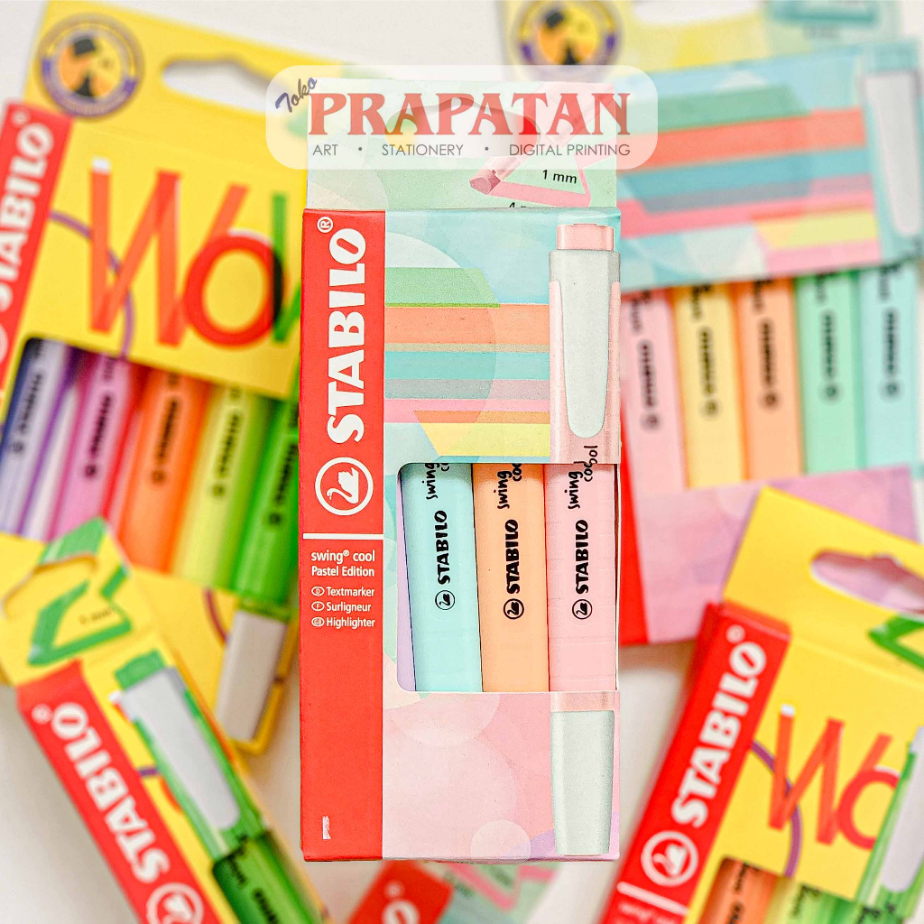 

Stabilo Swing Cool Highlighter Set | Penanda Warna