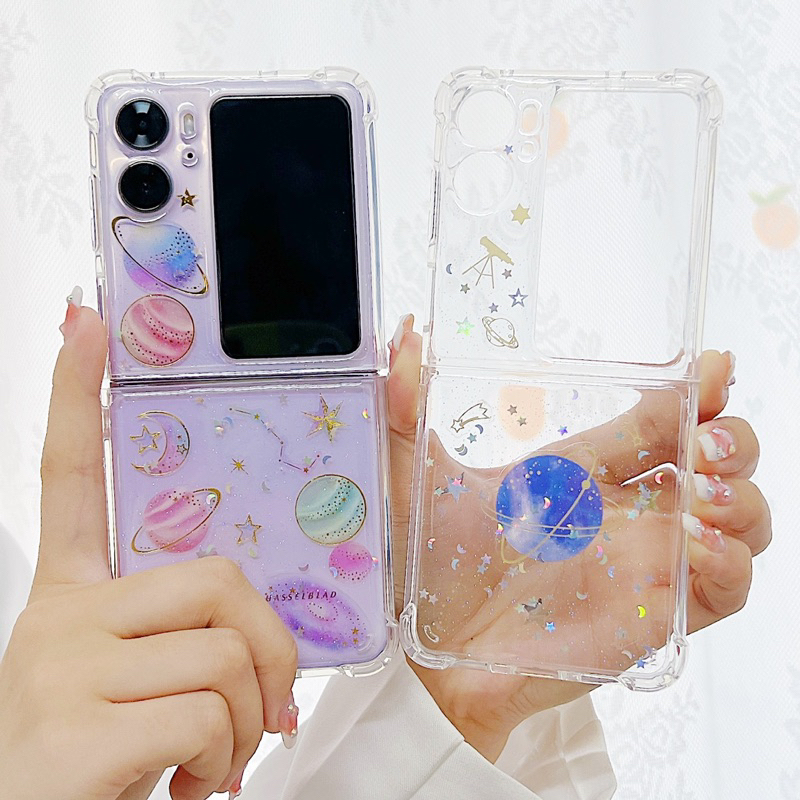 Korean Flip Case Lipat Anti Jatuh Cover Oppo Find N2 Flip FindN2 FindN2Flip Full Cover