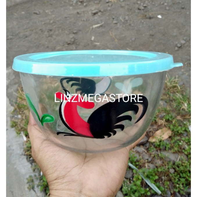 Mangkok Ayam Tutup / Mangkok BIB 7 BC DKR / Mangkok Ayam Kaca
