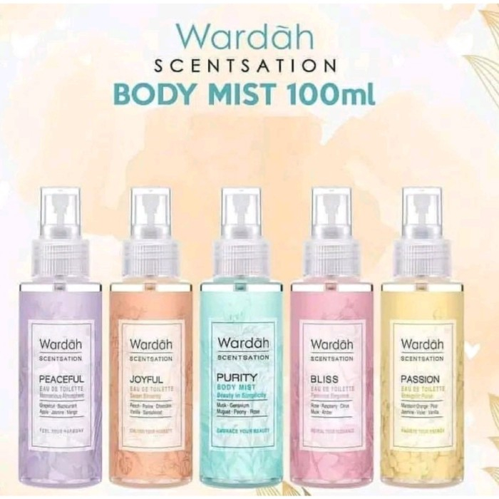 Wardah Scensation I Body Mist I Edt Eau De Toillete