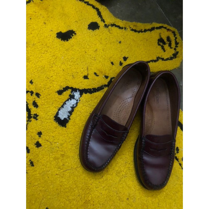 gh bass weejuns burgundy vibram