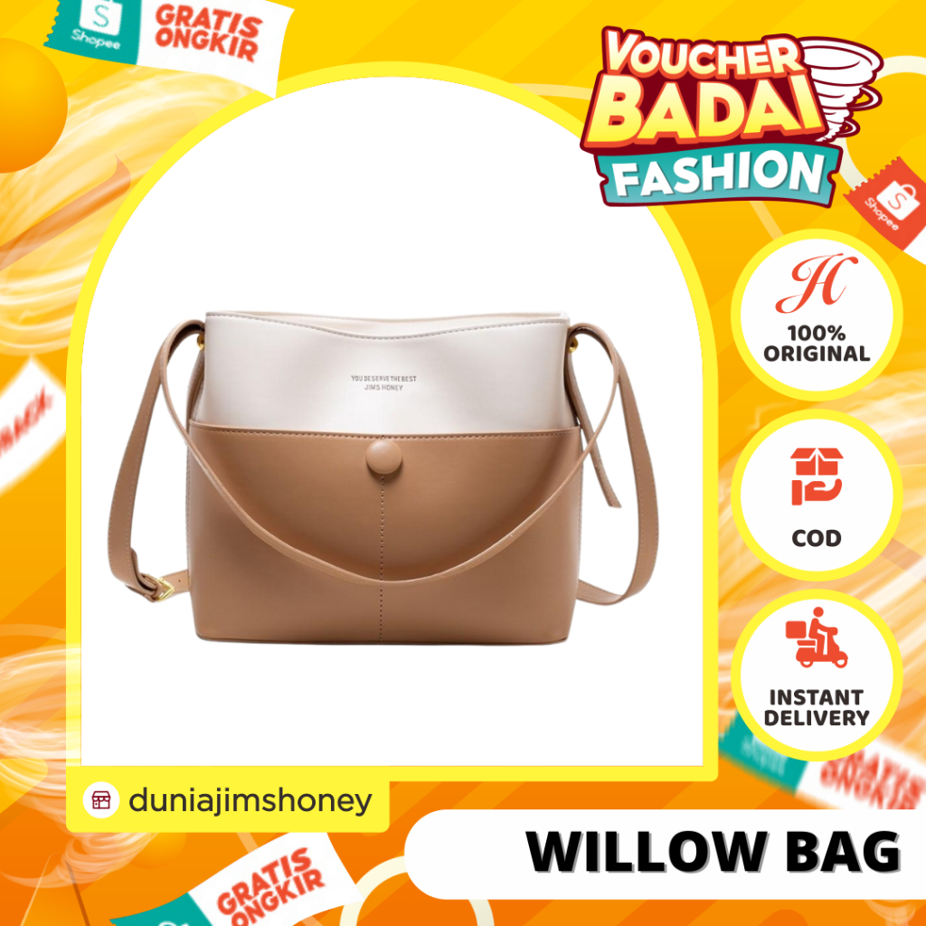 Jims Honey Willow Bag Tas Selempang Wanita Import Kekinian JH