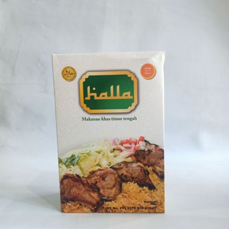 

HALLA (Nasi Kabuli) Makanan khas Timur Tengah 500gr