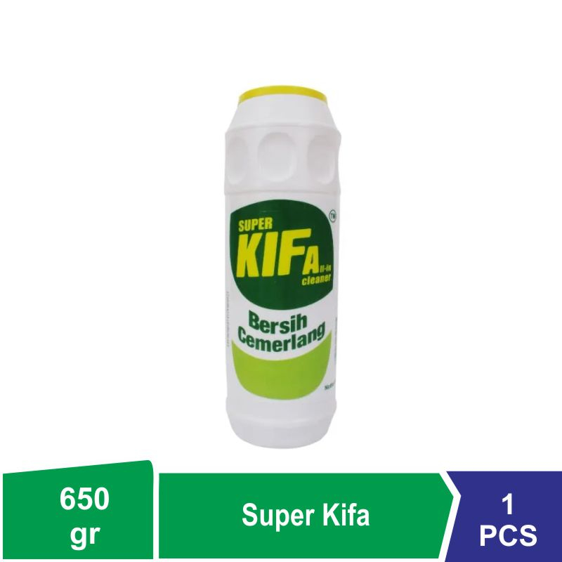 Superkifa Bubuk Canister KIF Pembersih Lemon Bubuk Lemon Bersih 650 Gr