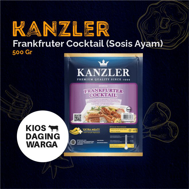 

Kanzler Frankfurter Cocktail - 500 gram