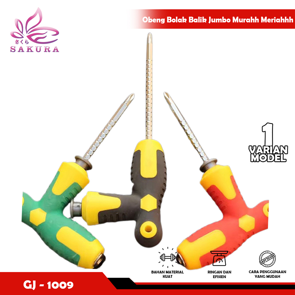 OBENG 2IN1 BOLAK BALIK MIN PLUS ( + ) ( - ) - SOSOYO