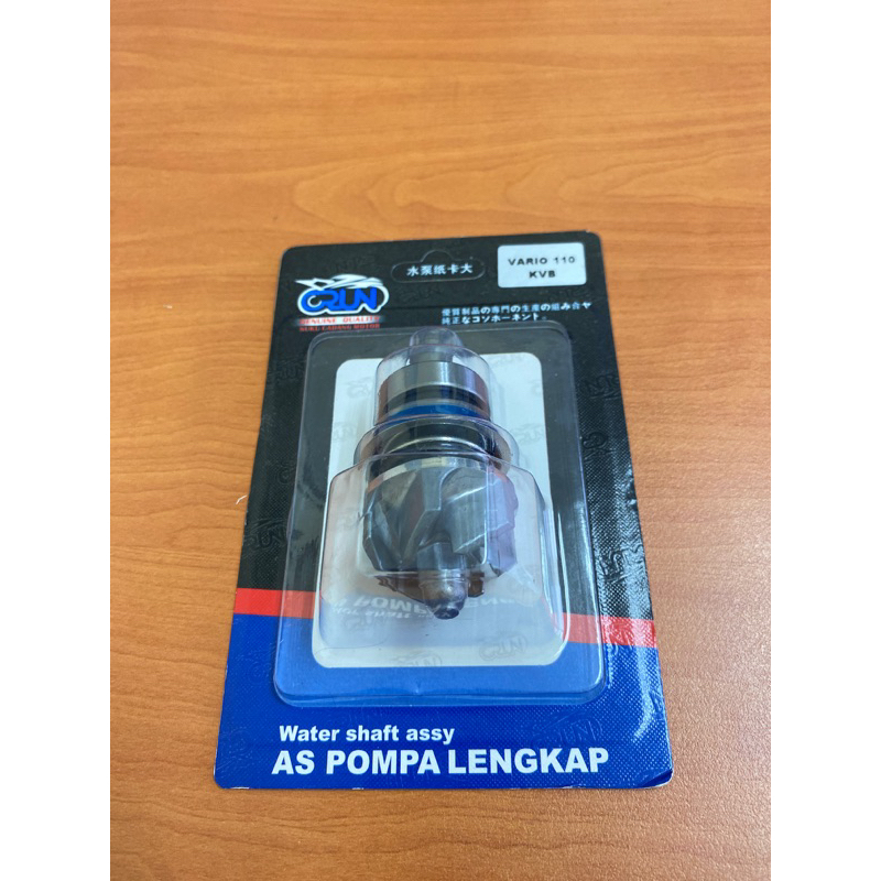(CRUN) As Pompa Radiator Assy Vario 110 KVB / As Kipas Seal Water Pump Vario Techno 110 / Asli