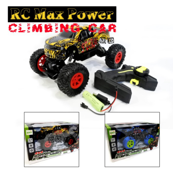 

Unik Mainan Anak Remote Control Max Power Climbing Car Mobil RC Rock Crawl Limited