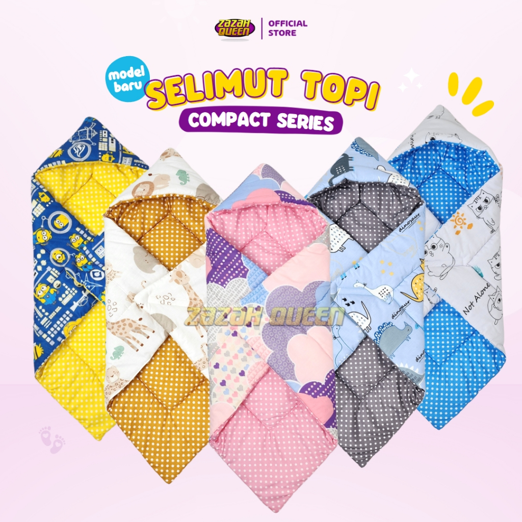 Selimut Topi Bayi Selimut Bayi Baby Blanket - COMPACT SERIES