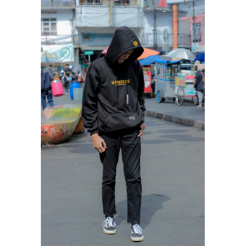 HOODIE VANDERS BORDIER TIMBUL SWEATER CEWEK COWOK MURAH ORIGINAL