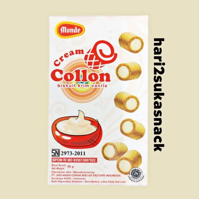 Biskuit Collon Vanila Egg Roll