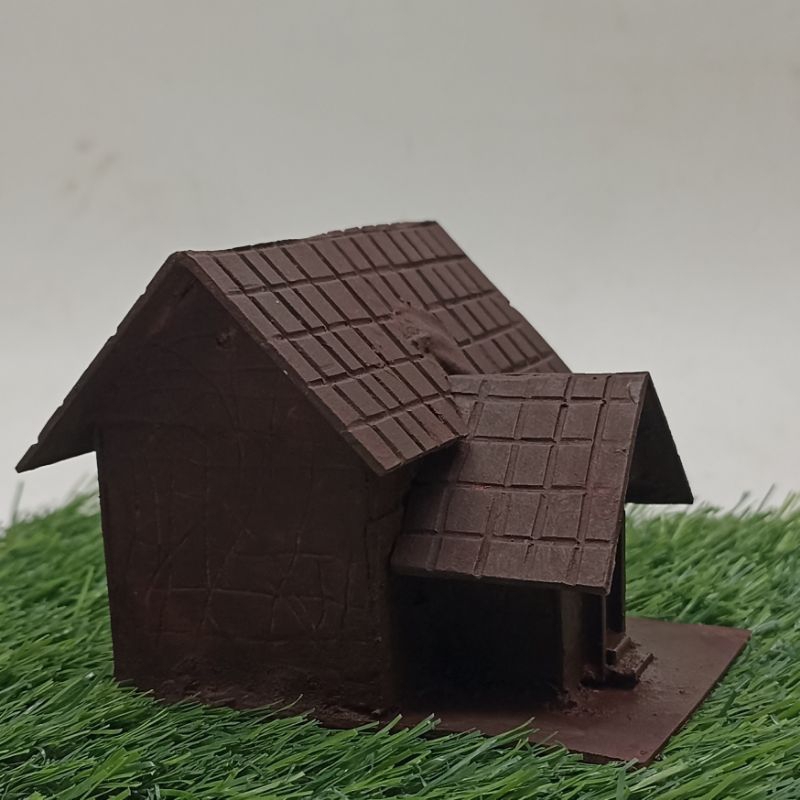 Miniatur Rumah Desa Hiasan Aquascape PVC