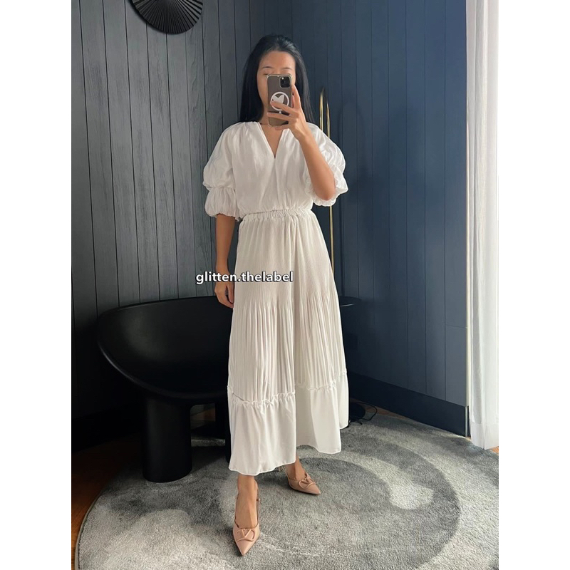 Rok Plisket Lidi Cabang / Rok Plisket Duyung  / Rok Plisket Mayung Cabang Premium / Rok Plisket Susun / Pleated Skirt (020)