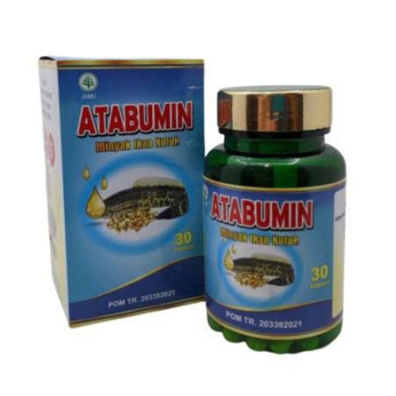 ATABUMIN KAPSUL ALBUMIN MINYAK IKAN GABUS