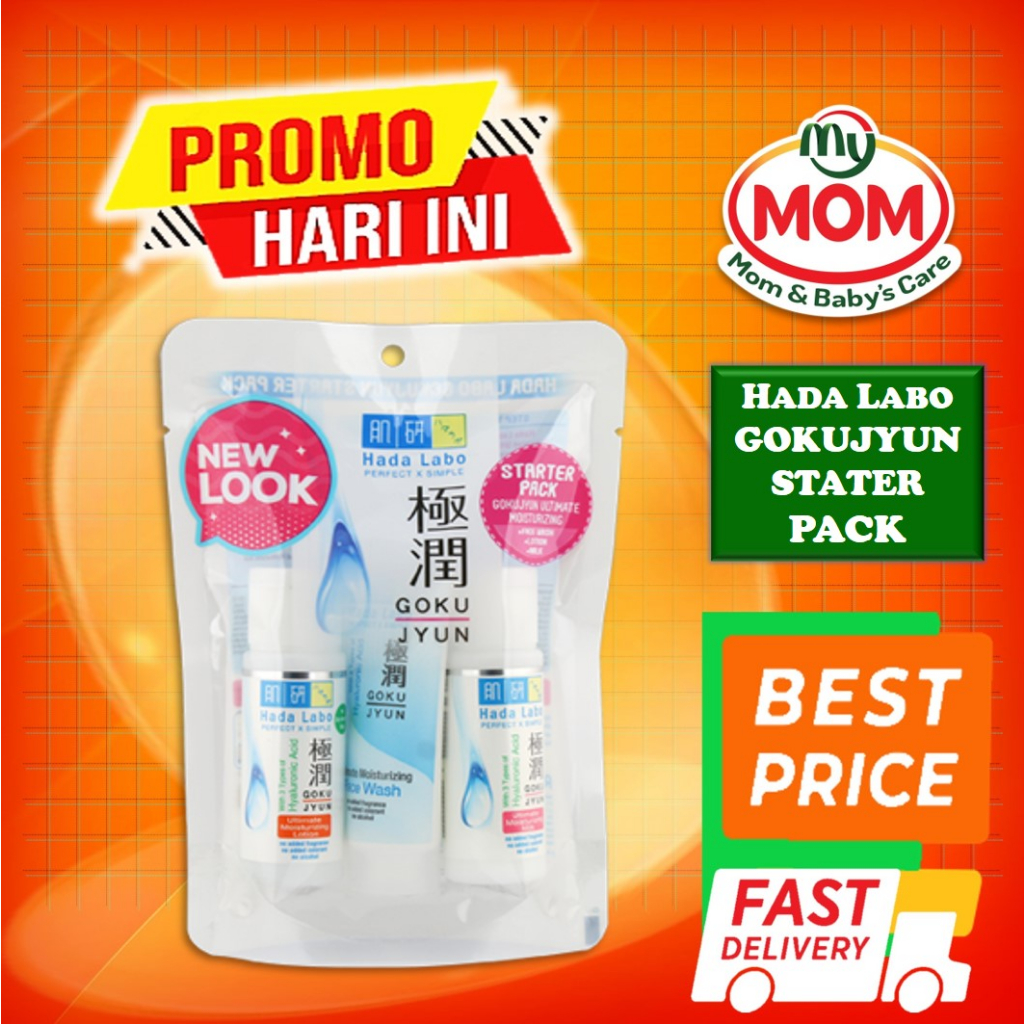 [BPOM] Hada Labo Starter Pack 20 gr / Hada Labo Gokujyun Stater Pack / Hadalabo Shirojyun / Hada Labo Gokujyun Alpha Stater Pack / MY MOM