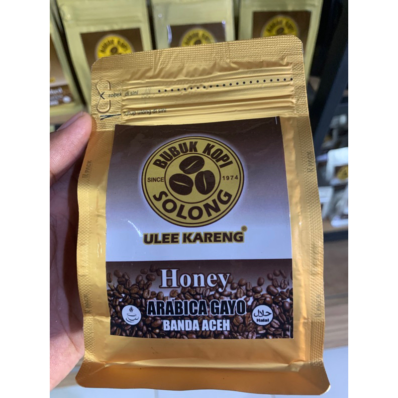 

Bubuk Kopi Arabica Honey ( Roasted Beans ) 250 gr Solong Ulee Kareng