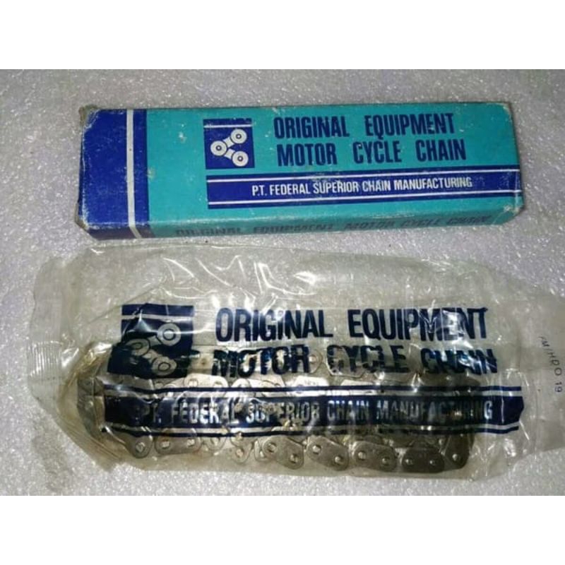 original made in japan astra international federal superior chain Manufacturing kemasan biru rantai 