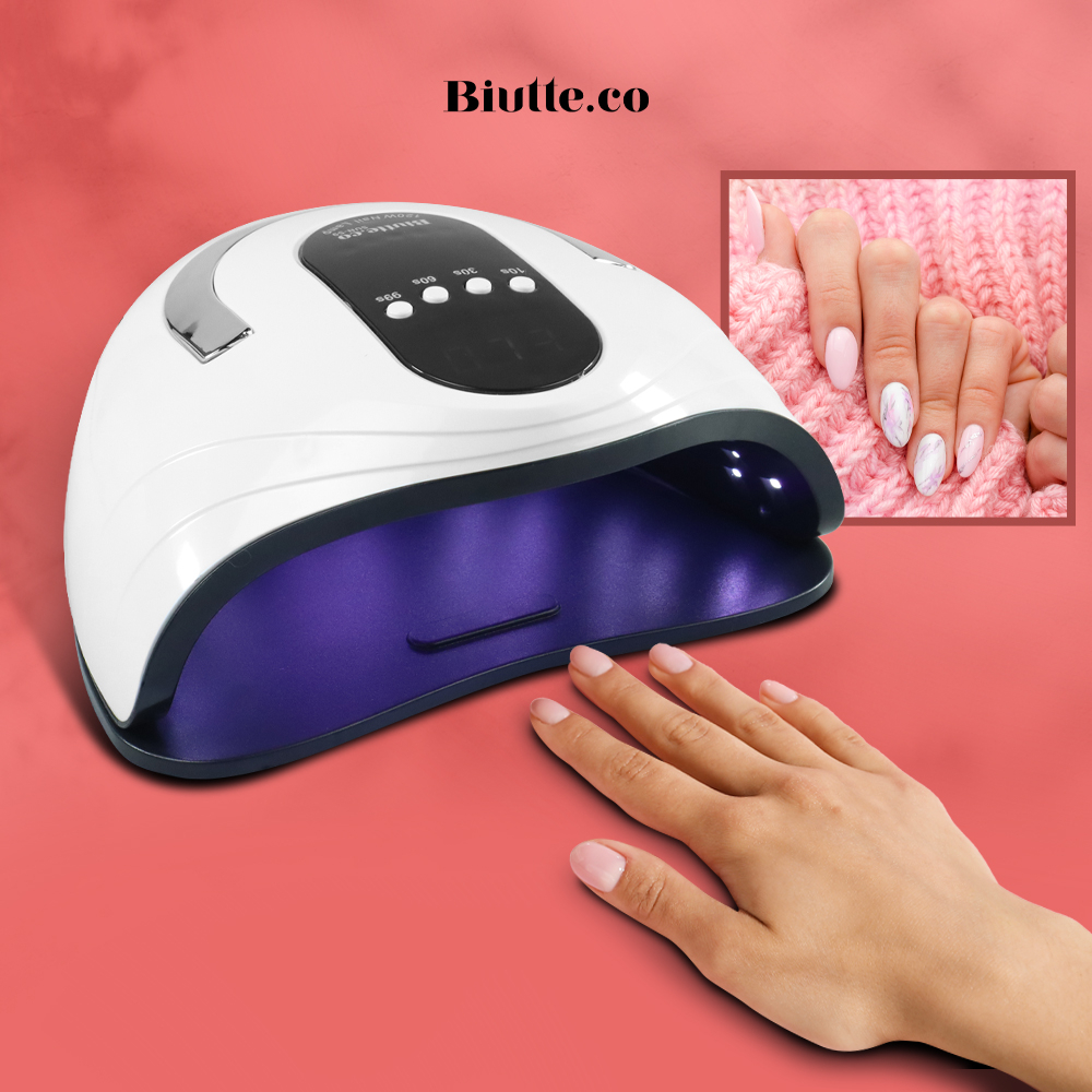 Biutte.co Pengering Kutek Kuku UV LED Nail Dryer 42 LED 120 W - S9 - White