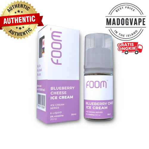 Liquid Foom Blueberry Cheese Ice Cream Salt Nic 30ml | Foom Blueberry 30ML 30MG | Foom Saltnic Blueberry Cheese Ice Cream